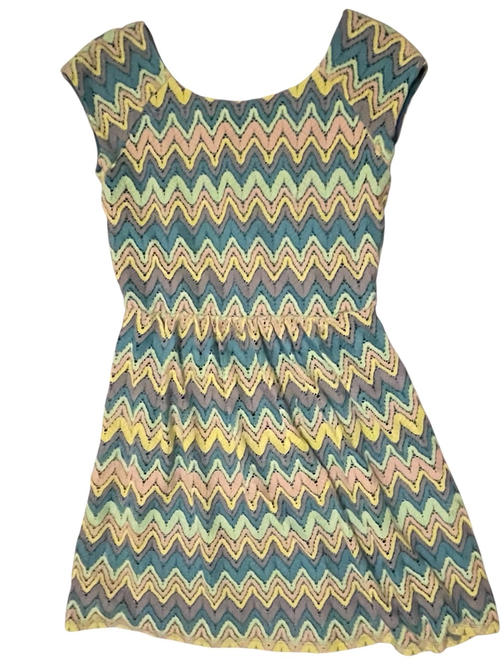 Ronni Nicole Chevron Knit Dress
